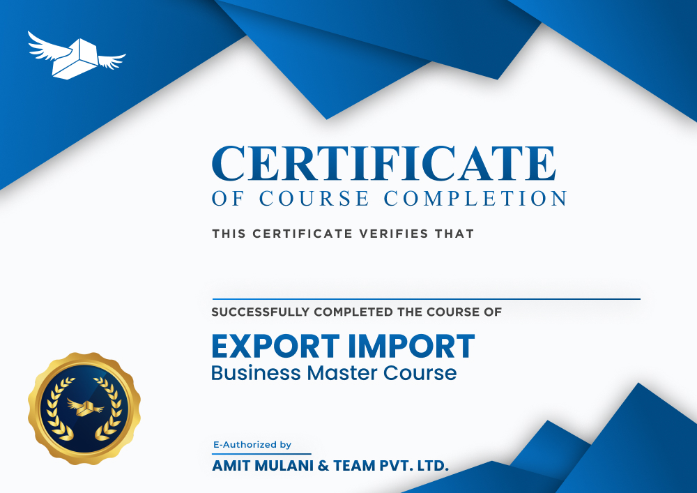 Amit Mulani and Team Course Certificate