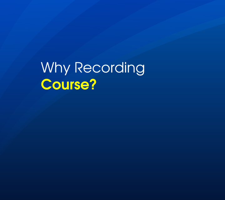 Why Recording\nCourse?